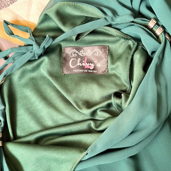 Chic Green Elegant Dress for Cocktail - Picture 9 of 9